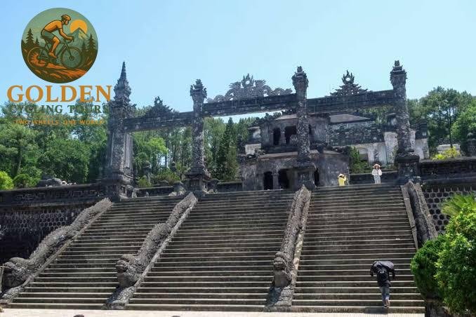 Hue 50km Cycling Challenge: Gia Long & Khai Dinh Tombs Full-Day Tour